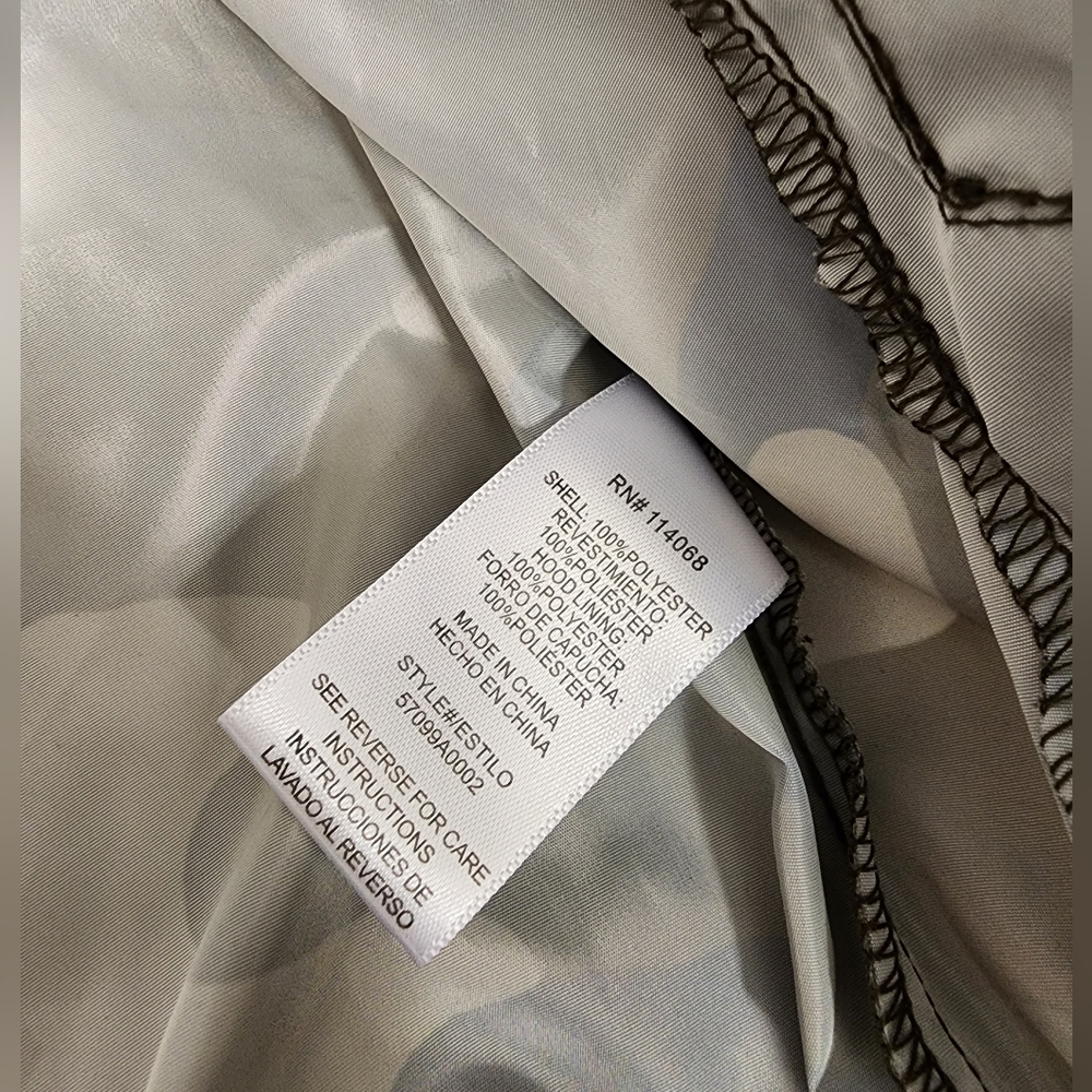 Ten Sixty Sherman Windbreaker Camo/Green Cropped Jacket Sz: Large - Picture 9 of 13